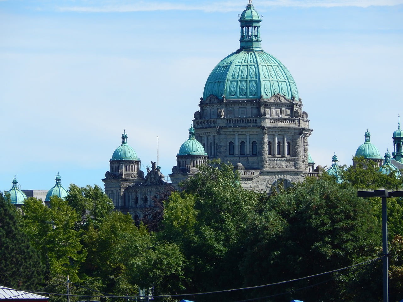 BC Parliament Buildings in Victoria — the seat of provincial law
