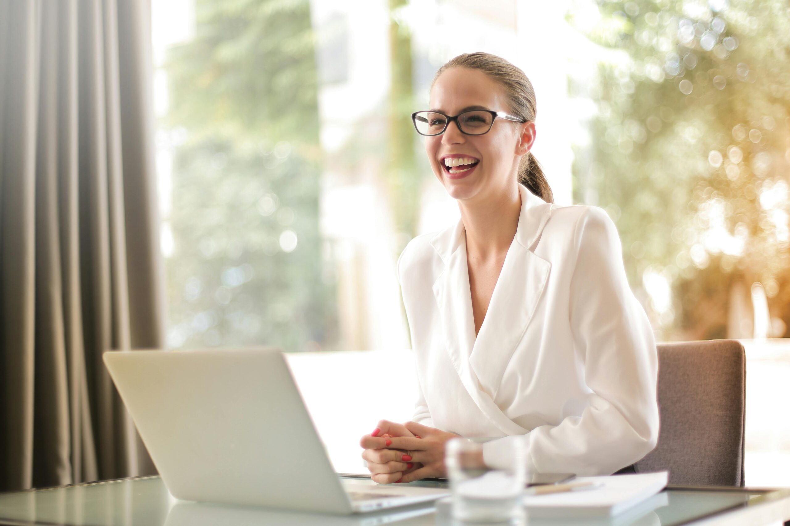 Person reviewing an agreement at a desk